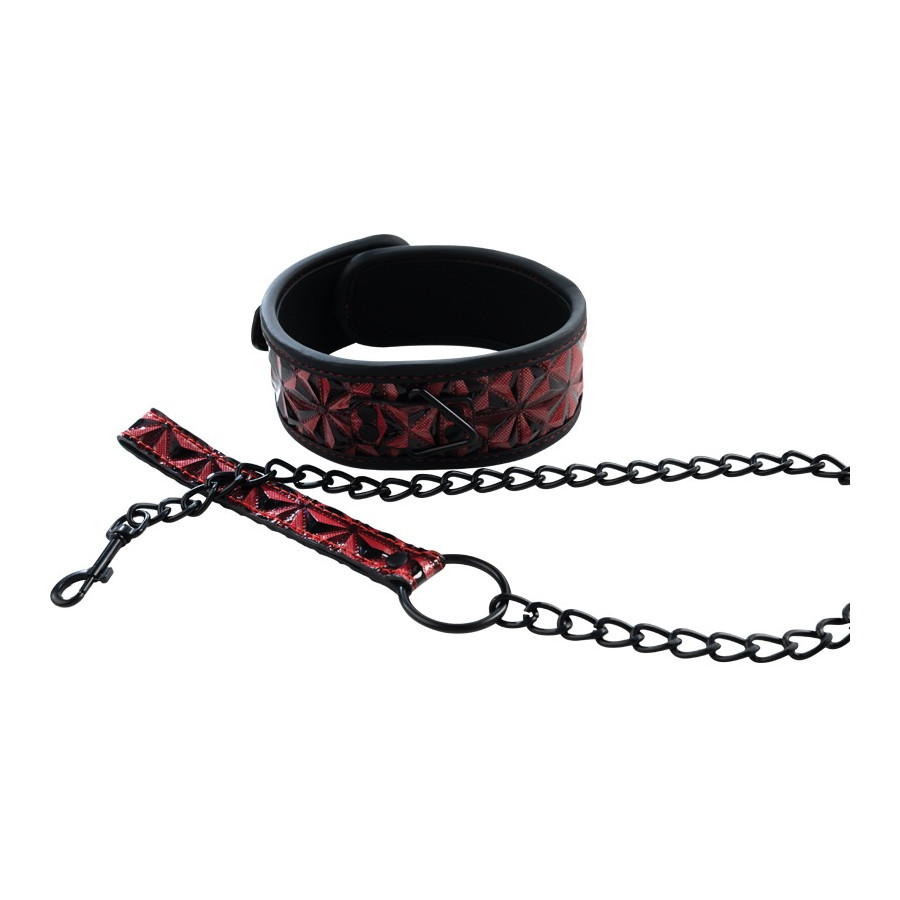 Црвен поводник Red Collar and Leash