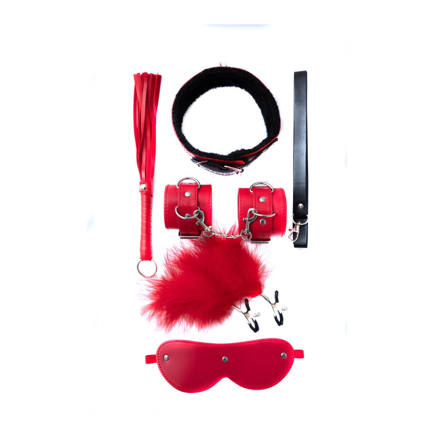Црвен БДСМ сет Everything you need