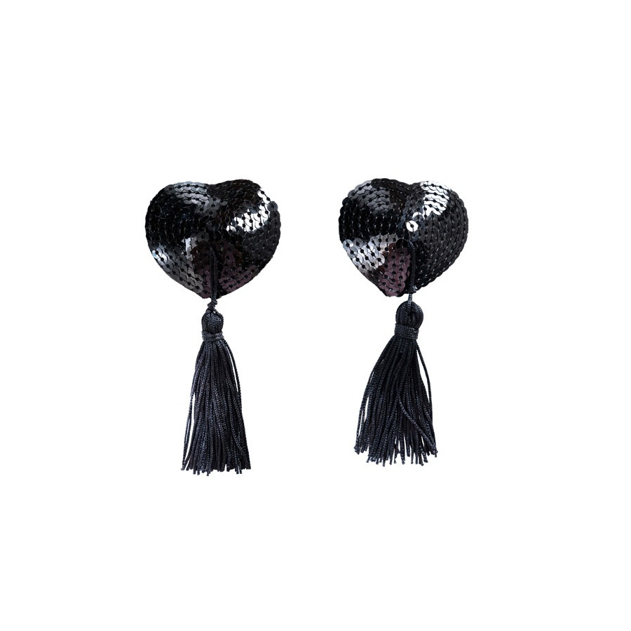 Црни украси за гради Nipple Pasties